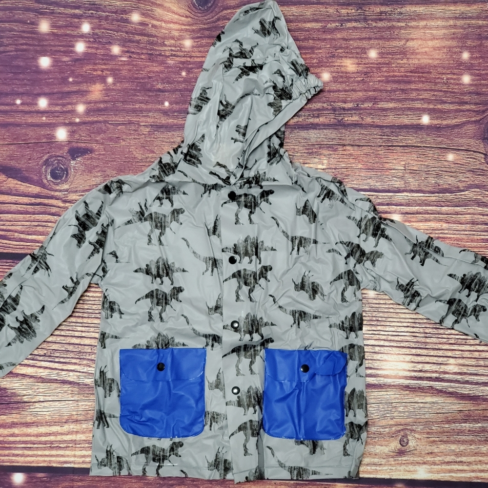 Boys Dinosaur Rain Coat New 2T